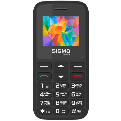 Мобильный телефон Sigma mobile Comfort 50 HIT black, черный