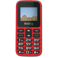 Мобільний телефон Sigma mobile Comfort 50 HIT Red, Червоний