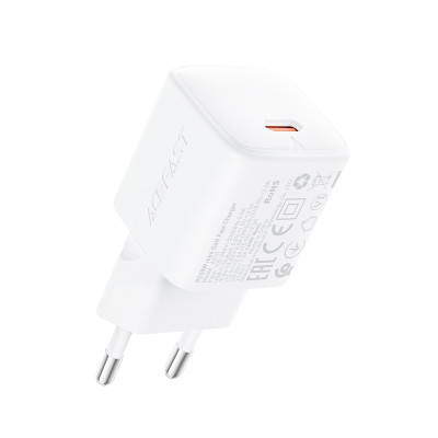 Мережевий зарядний пристрій ACEFAST A118 PD30W mini GaN USB-C
