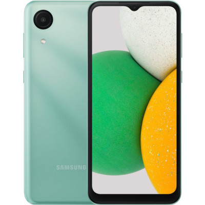 Смартфон Samsung Galaxy A03 Core 2/32GB Mint, Мятный