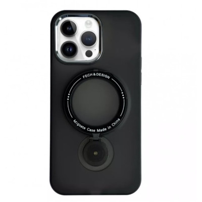 Чехол накладка Stand Case Magsafe Stand iPhone 13 Pro Max Черная