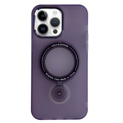 Чехол накладка Stand Case Magsafe Stand iPhone 13 Pro Max Сирень
