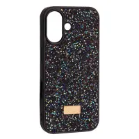 Чехол Накладка Swarovski Diamond iPhone 16 Темно-фиолетовая