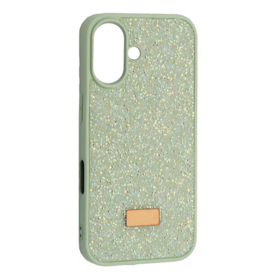 Чохол Накладка Swarovski Diamond iPhone 16 М'ятна