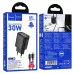 Мережевий зарядний пристрій Hoco N63 USB-C+USB-A 30W Type-C to Lightning Білий