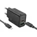 Мережевий зарядний пристрій Hoco N63 USB-C+USB-A 30W Type-C to Lightning Білий