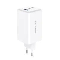 Сетевое зарядное устройство Proove Pocket GAN 100W (2Type-C+USB) White, Белый Сетевое зарядное устройство Proove Pocket GAN 100W (2Type-C+USB) White, Белый