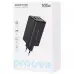 Сетевое зарядное устройство Proove Pocket GAN 100W (2Type-C+USB) Black, Черный Сетевое зарядное устройство Proove Pocket GAN 100W (2Type-C+USB) Black, Черный