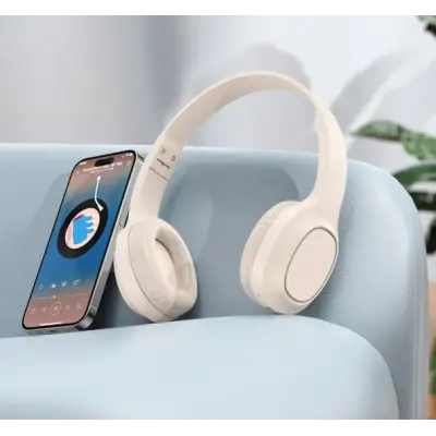 Беспроводные наушники Bluetooth Hoco W46 Milky White, Белые
