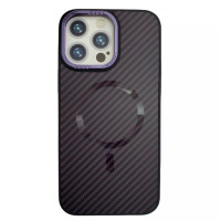 Чохол накладка Carbon Armor with MagSafe iPhone 12/12 Pro Фіолетова Чохол накладка Carbon Armor with MagSafe iPhone 12/12 Pro Фіолетова
