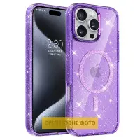 Чехол Накладка Eclipse Sparkle (MagSafe) iPhone 17 Фиолетовая Чехол Накладка Eclipse Sparkle (MagSafe) iPhone 17 Фиолетовая