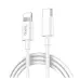 Кабель дата Hoco X36 Swift PD Type-C to Lightning 1м Білий