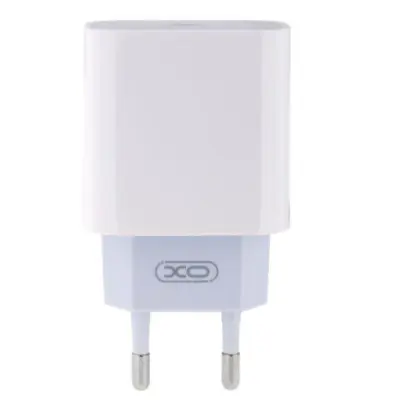 Мережевий зарядний пристрій XO PD + 1USB-С (20W) Білий (L77)