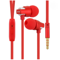 Проводные вакуумные наушники Celebrat C8 Super Bass Red, красный Проводные вакуумные наушники Celebrat C8 Super Bass Red, красный