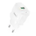 Мережевий зарядний пристрій Hoco C140A 1USB/18W/QC 3.0 White, Білий