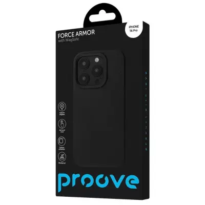 Чохол- Накладка Proove Force Armor Magnetic Ring iPhone 14 Pro Чорний Чохол- Накладка Proove Force Armor Magnetic Ring iPhone 14 Pro Чорний