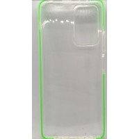 Чохол накладка Weightless rainbow Xiaomi Redmi Note 10 Pro Зелена (M)