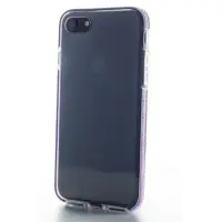 Чехол накладка Weightless rainbow Xiaomi Redmi Note 10 Pro Фиолетовая