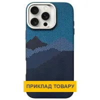 Чехол Накладка Pixel Craft MagSafe iPhone 17 Pro Синяя (Mountain Blue)