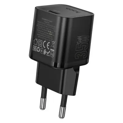 Сетевое зарядное устройство Hoco N66 PD 35W Black, Черный