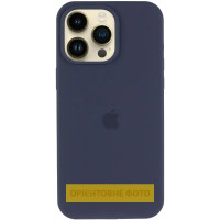 Чохол Накладка HC MagSafe Logo (AA) iPhone 17 Pro Темно-синя (Midnight Blue)