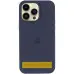 Чехол Накладка HC MagSafe Logo (AA) iPhone 17 Pro Темно-синяя (Midnight Blue)