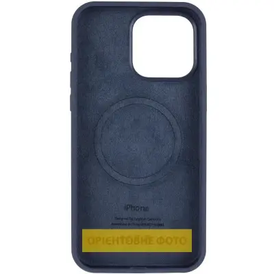 Чехол Накладка HC MagSafe Logo (AA) iPhone 17 Pro Max Темно-синяя (Midnight Blue)
