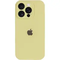 Чехол Накладка HC iPhone 14 Желтая/ Mellow Yellow Full