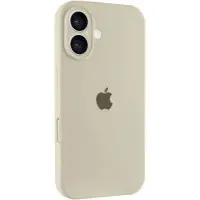 Чехол Накладка HC iPhone 16 Белая Antique white Full