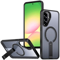 Чехол Накладка Breeze MagSafe Samsung A366 A36 5G Черная