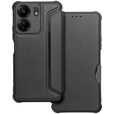 Чохол-книжка Getman Razor Xiaomi Redmi 13C / Poco C65 Чорна (Carbon)