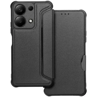 Чехол-книжка Getman Razor Xiaomi Redmi Note 13 Pro 4g Чорная (Carbon)