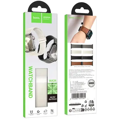 Ремешок Hoco WA34 Apple Watch 42мм-49мм Белый (Star Color)