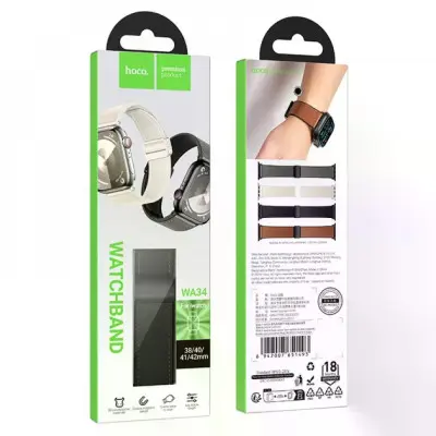 Ремешок Hoco WA34 Apple Watch 42мм-49мм Чeрный (Black)