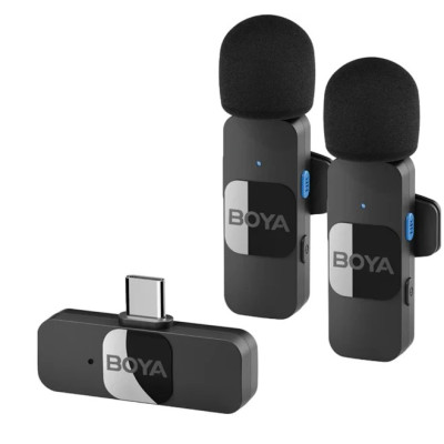 Безпроводной петличный микрофон BOYA BY-V20 Type-C