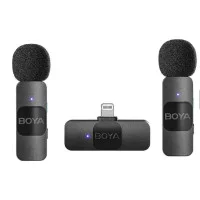 Безпроводной петличный микрофон BOYA BY-V2 Lightning Безпроводной петличный микрофон BOYA BY-V2 Lightning