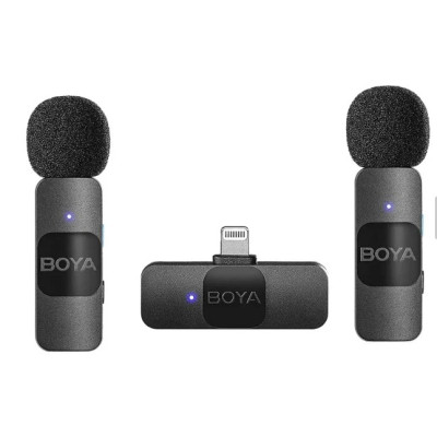 Бездротовий петличний мікрофон BOYA BY-V2Lightning