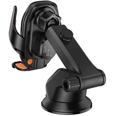 Автотримач Hoco HW34 з БЗП Black, Чорний