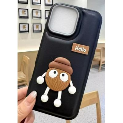 Чохол накладка Leather Toys Xiaomi Redmi Note 14 Pro 4G Hello Чорна