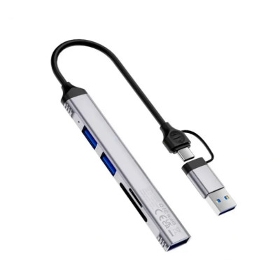 USB хаб WIWU Zolo Wi-HB003 USB-C 5 in 1