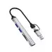 USB хаб WIWU Zolo Wi-HB003 USB-C 5 in 1 Grey, Серый