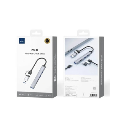 USB хаб WIWU Zolo Wi-HB003 USB-C 5 in 1