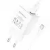 Мережевий зарядний пристрій Borofone BA66A 18W QC3.0 MicroUSB White, Білий