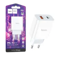 Сетевое зарядное устройство Hoco C97A PD20W + QC3.0 Белый Сетевое зарядное устройство Hoco C97A PD20W + QC3.0 Белый