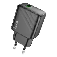 Сетевое зарядное устройство МЗП Hoco CS21A 1USB/QC 3.0 Черный