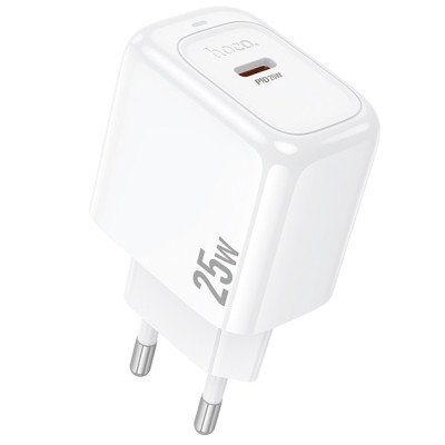 Мережевий зарядний пристрій Hoco CS53A USB-C (25W) Білий
