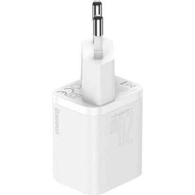 Сетевое зарядное устройство Baseus Super Si 20W PD White, Белый