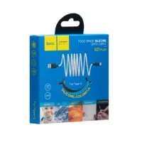 Кабель дата Hoco X21 USB Type A - Type-C 1м Чёрно-синий