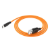 Кабель дата Hoco X21 USB Type A - Type-C 1м Чорно-помаранчевий