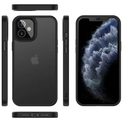 Чехол накладка Metal Buttons iPhone 11 Красная